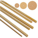 CRAFTPACKS, Jelutong, 600 x 8 x 8mm, Pack of 75 pieces