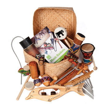 WORLD MUSIC BASKET, 15 Piece, Set