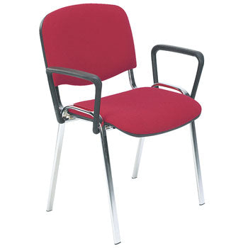 CONFERENCE CHAIRS, With Arms, Chrome Finished Frame, Belize, Smartbuy