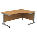 CRESCENT DESK, 1800mm width, Left Return, Beech