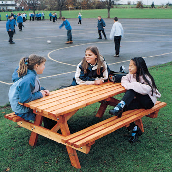 TIMBER, Cotswold Bench Table, Adult, 8 Seater - 1677mm, Anchor Fast, Each