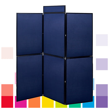 FOLDING DISPLAY SYSTEMS, Floor-standing, 6 Panel Unit, Smartbuy