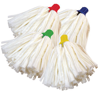 COLOUR CODED MOPS, Super Absorbent, Large (165g, 550mm length strands), Green, Each