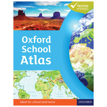 OXFORD SECONDARY ATLAS, HARDBACK, School, Age 10+, Each