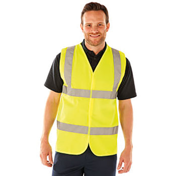 HIGH VISIBILITY WEAR, Waistcoat, Medium, Each