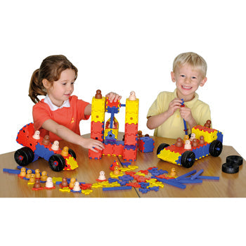 JUNIOR POLYDRON, Classroom Set, Age 3+, Class Pack of 372 pieces