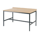 SCIENCE & ART TABLES, LABORATORY BENCH WITH UPSTAND, 1200 x 600mm, 850mm height, White
