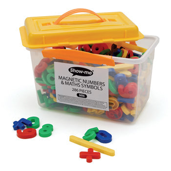 MAGNETIC NUMBERS, Multi-Coloured, Pack of 286