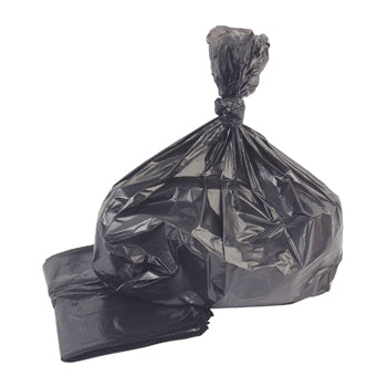 REFUSE SACKS, Black, Rolls, 90 litres, Heavy Duty, Roll of 25