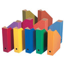 CORRUGATED FILING (Packed flat), Library Boxes, Foolscap, Assorted, Pack of 6