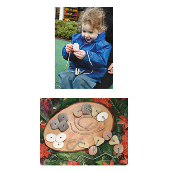 THREADING PEBBLES, Age 2+, Set