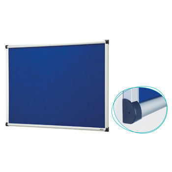 ANTIBAC DISPLAY(R) NOTICEBOARDS, Aluminium Framed, 1800 x 1200mm, Burgundy, ADBOARDS