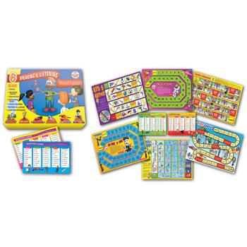 BOARD GAMES, Speaking and Listening, Age 4-7, Set of 6