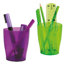 DESKTOP, PEN HOLDER, Transparent Green, Each