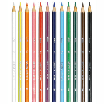 COLOURING PENCILS, GIOTTO Stilnovo, Individual Colours, Emerald Green, Pack of 12