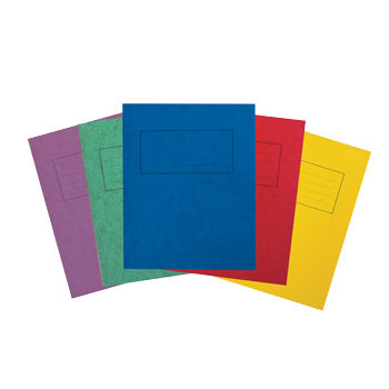 EXERCISE BOOKS, PREMIUM RANGE, A4 (297 x 210mm), 80 pages, Red, Plain, Pack of 50