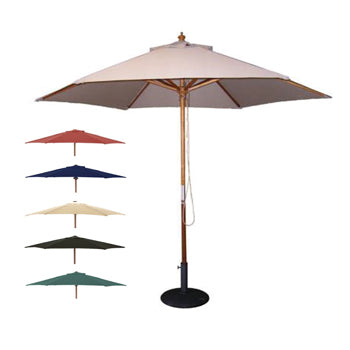 LEISURE BENCH OUTDOOR FURNITURE, PARASOL, Red, Each