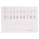 WRITE 'N' WIPE BOARDS, Number Formation - Rigid, A4, Pack of 5