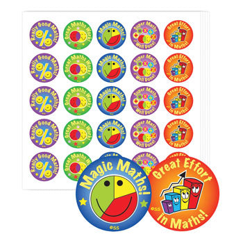 STICKERS, Maths, Pack of 125
