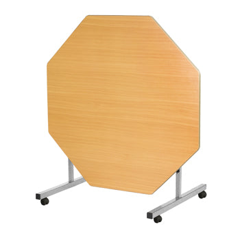 STANDARD TILT TABLES, OCTAGONAL, 1200 x 1200mm depth, 640mm height, Beech