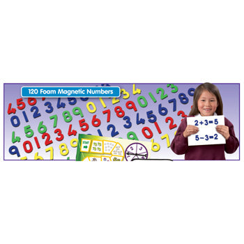 NUMBER SETS, FOAM MAGNETIC NUMBERS, Set of 120