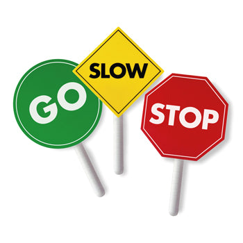 ROLE PLAY, TRAFFIC SIGNS, Set of 3