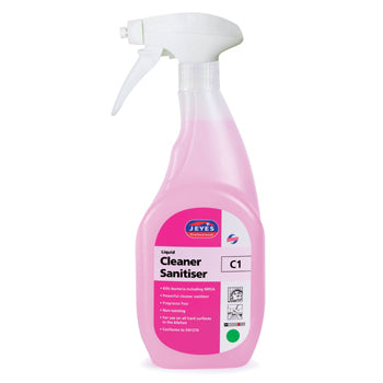 CATERING, C1 Liquid Cleaner Sanitiser, JEYES Professional, 750ml