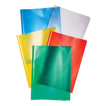 EXERCISE PAPERS, EXERCISE BOOK COVERS, 250 Micron, Clear, 9 x 7'' (229 x 178mm), Pack of 10