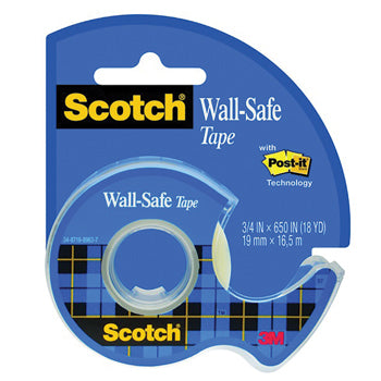 SCOTCH(R) WALL SAFE TAPE, 19mm x 16.5m, Each