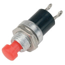 SWITCHES, Miniature Push Switches, Red / Push to Make, Pack of 10