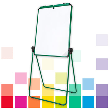 MAGNETIC LOOP LEG FLIP CHART EASEL, Magnetic, Red, Smartbuy