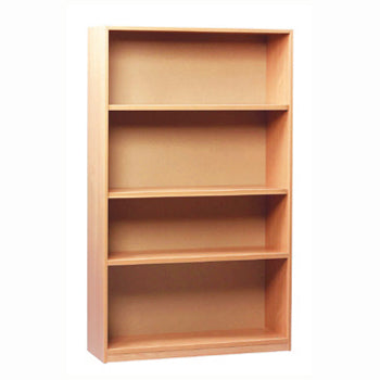 CLASSROOM STORAGE, OPEN BOOKCASE, 1 Fixed & 2 Adjustable Shelves, 1500mm height, Maple