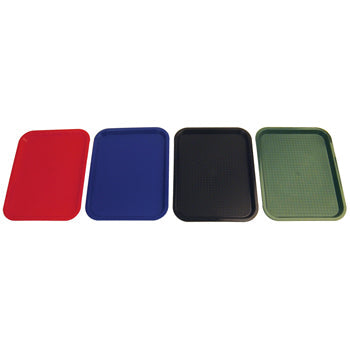 TRAYS, SERVING, Polypropylene, 360 x 250mm, Green, Each