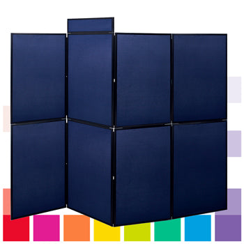 FOLDING DISPLAY SYSTEMS, Floor-standing, 8 Panel Unit, Smartbuy
