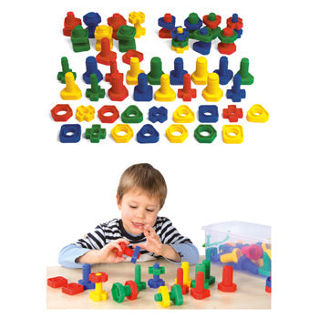 NUTS & BOLTS, Age 2+, Set of 64 pieces