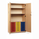CLASSROOM STORAGE, TRAY STOCK CUPBOARDS, Provision for 21 Shallow Trays, Smartbuy