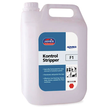 FLOORCARE, F1 Kontrol Stripper, JEYES Professional, Case of 2 x 5 litres