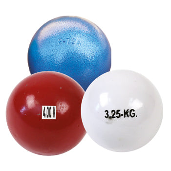 SHOT, COLOUR CODED, Practice Quality, 3.25kg, White, Each