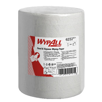 WypAll(R) Food & Hygiene Wiping Paper L10 Centrefeed (6222), Kimberly-Clark, Case of 6