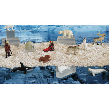 MINI STORY BOX PROPS - ARCTIC FIGURES, Set of 12