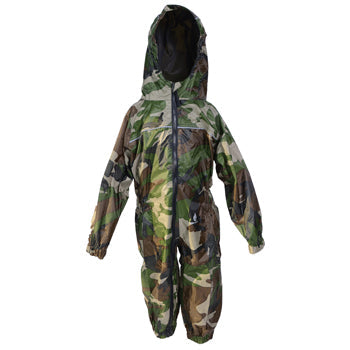 ALL IN ONE RAINSUIT, Camo Green, 3-4 years, Each