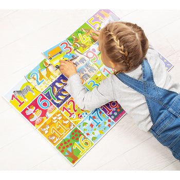 NUMBER FLOOR PUZZLE, Age 2+, Set