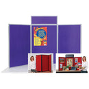 BUSYFOLD(R) TABLETOP FOLDING DISPLAY KITS, Light, Portrait 4kg, With Grey Trim, Apple