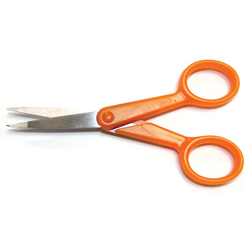 SCISSORS, Stainless Steel Blades, Plastic Handles, Embroidery, Pair