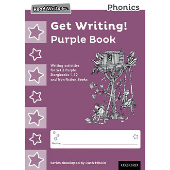 WRITING SKILLS, Get Writing!, Set 2 Purple, Pack of 10