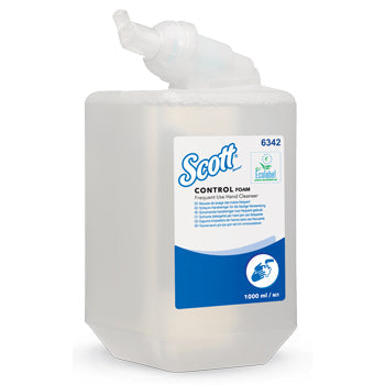 Scott(R) Control(TM) Frequent Use Foam Hand Cleanser (6342), Kimberly-Clark, Case of 6 x 1 litre