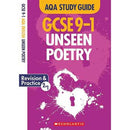 GCSE GRADES 9-1 STUDY GUIDES, Unseen Poetry, AQA English Literature, Each
