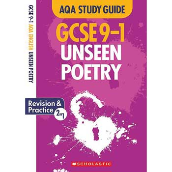 GCSE GRADES 9-1 STUDY GUIDES, Unseen Poetry, AQA English Literature, Each