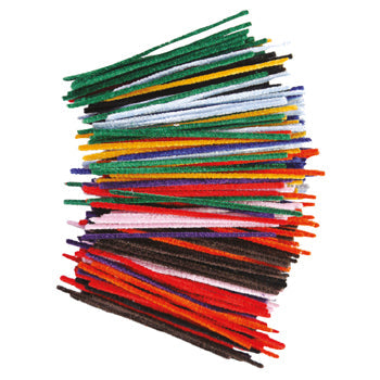 COTTON PIPE CLEANERS, Assorted Colours, Pack of 250