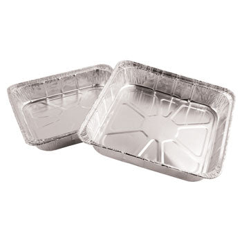 ALUMINIUM FOIL CONTAINERS, Baking Tray, 227 x 227 x 48mm, Pack of 2